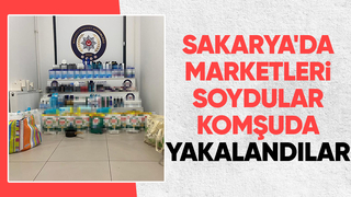 Sakarya'daki marketlerden 100 bin liralık soygun yaptılar