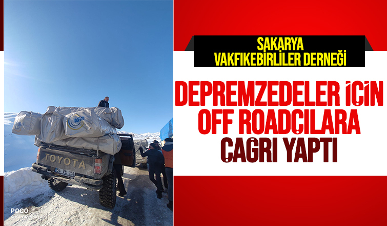 Sakarya'daki off roadçılara çağrı