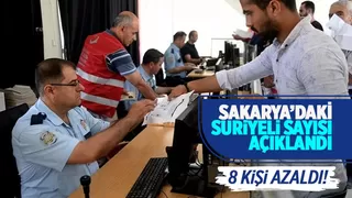 Sakarya'daki Suriyeli sayısı açıklandı