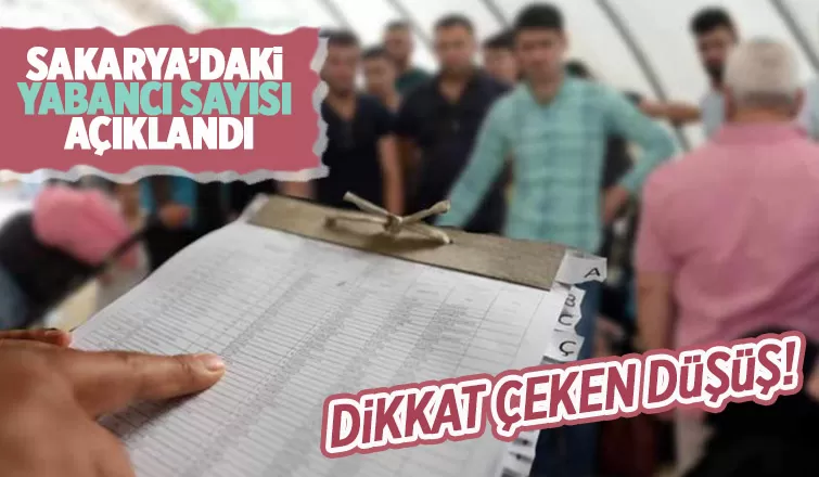 Sakarya'daki Suriyeli sayısında düşüş