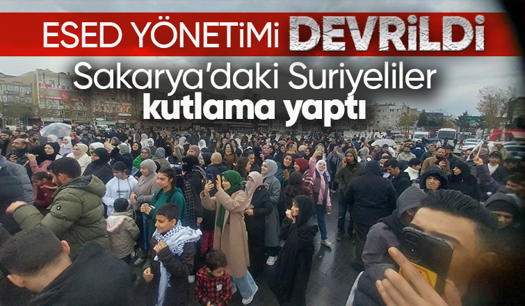 Sakarya daki Suriyeliler kutlama yaptı