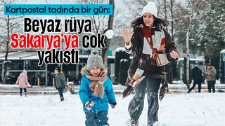 Sakarya'dan kar fotoğrafları