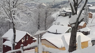 Sakarya'dan kar manzaraları