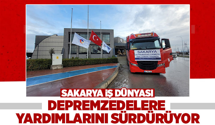 Sakarya depremzedelere destek olmaya devam ediyor