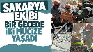 Sakarya ekibi bir gecede iki mucizeye şahitlik etti