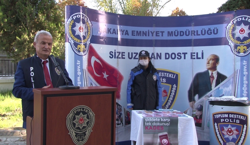 Sakarya Emniyeti kadına şiddete karşı program düzenledi