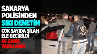 Sakarya Emniyetinden 7 günlük bilanço 