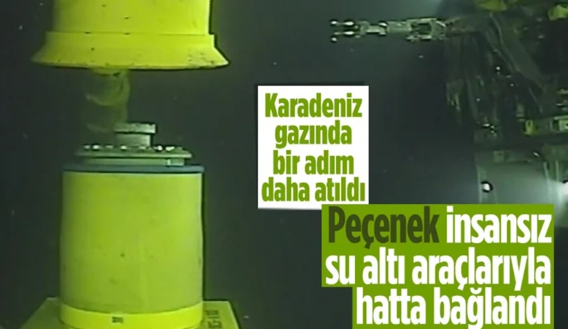 Sakarya Gaz Sahası'nda toplama haznesi, vana sistemine bağlandı