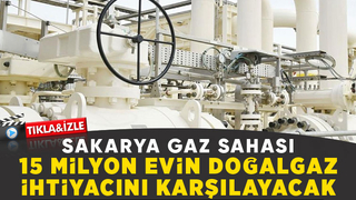 Sakarya Gaz Sahası'nda üretim 40 milyon metreküpe çıkacak