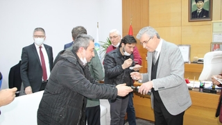 Sakarya Gazeteciler Birliği'nden Yüce'ye ziyaret