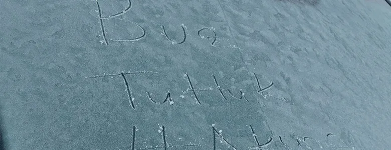 Sakarya güne böyle uyandı; Buz kesti