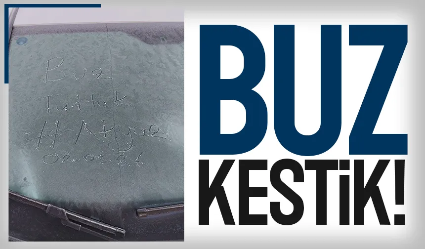 Sakarya güne böyle uyandı; Buz kesti