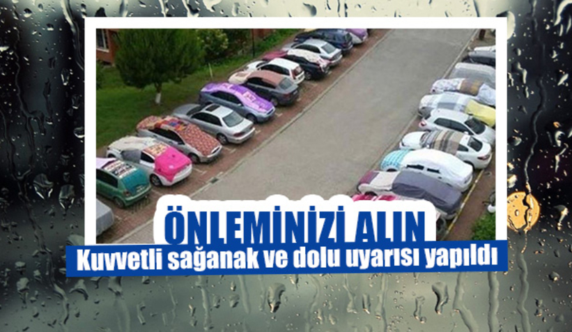 Sakarya için dolu uyarısı