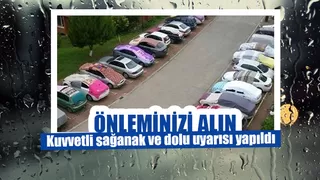 Sakarya için dolu uyarısı
