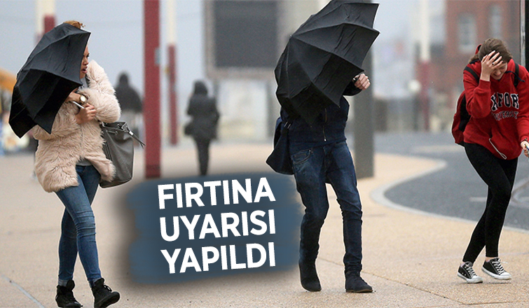 Sakarya için fırtına uyarısı