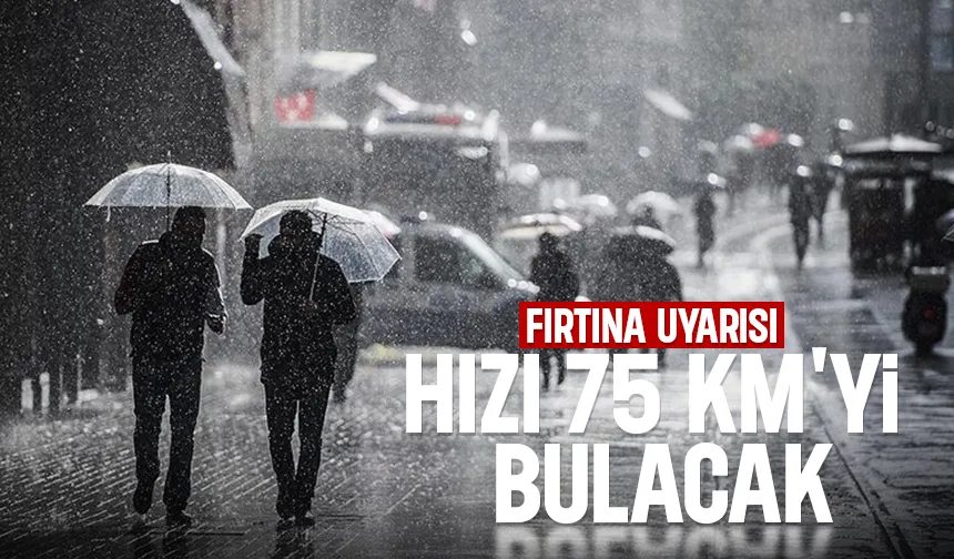 Sakarya için fırtına uyarısı