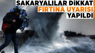 Sakarya için fırtına uyarısı