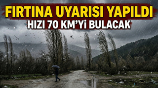 Sakarya için fırtına uyarısı