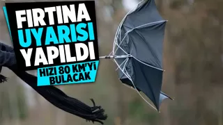 Sakarya için fırtına uyarısı