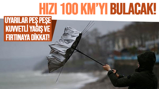 Sakarya için fırtına ve kuvvetli yağış uyarısı