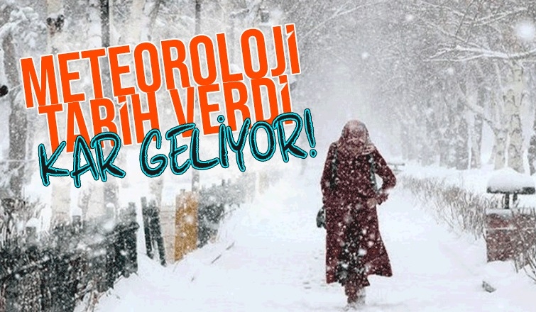 Sakarya için kar yağışı uyarısı