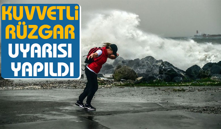 Sakarya için kuvvetli rüzgar uyarısı