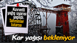 Sakarya için kuvvetli yağış uyarısı; Kar bekleniyor