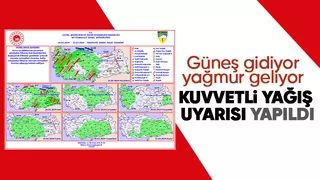 Sakarya için kuvvetli yağış uyarısı