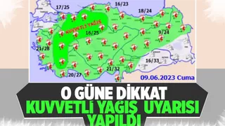 Sakarya için kuvvetli yağış uyarısı