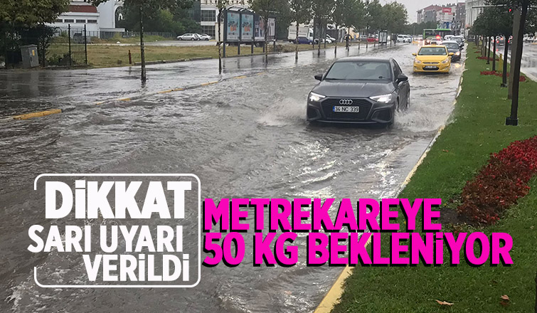 Sakarya için kuvvetli yağış uyarısı