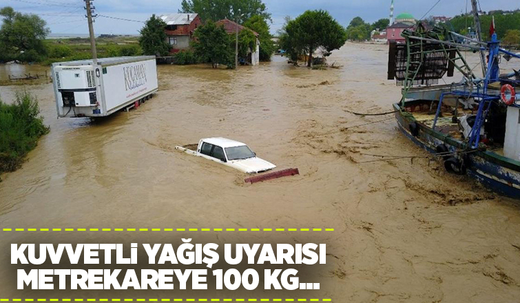 Sakarya için kuvvetli yağış uyarısı