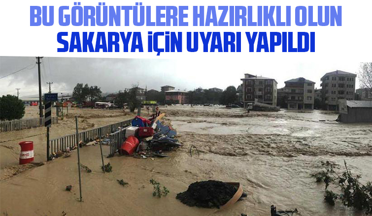 Sakarya için kuvvetli yağış uyarısı