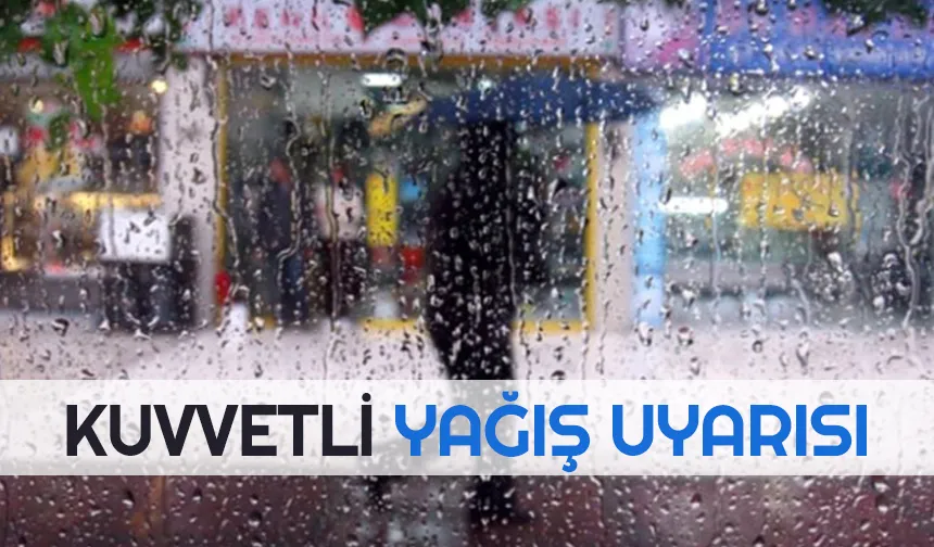 Sakarya için kuvvetli yağış uyarısı