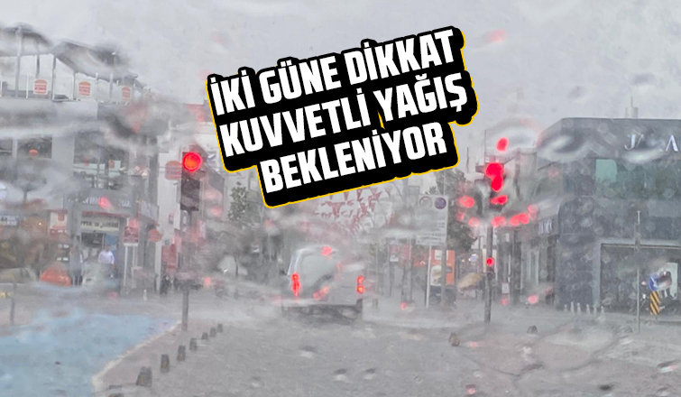 Sakarya için kuvvetli yağış uyarısı