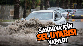Sakarya için kuvvetli yağış uyarısı