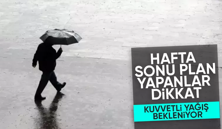 Sakarya için kuvvetli yağış uyarısı