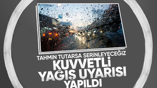 Sakarya için kuvvetli yağış uyarısı