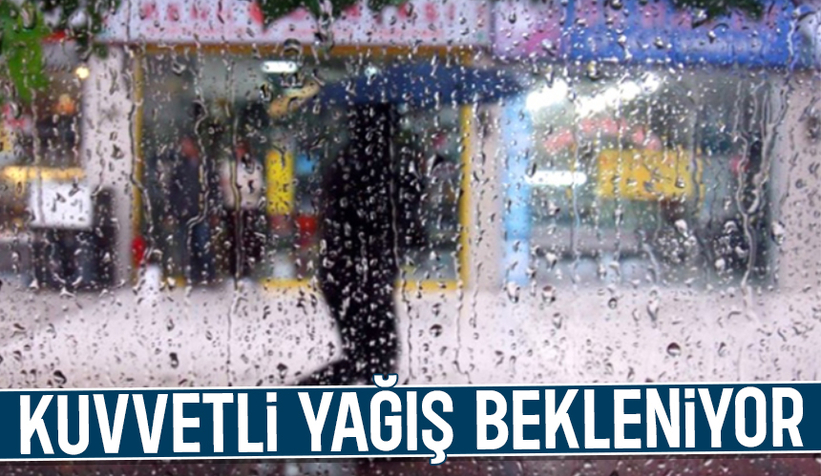 Sakarya için kuvvetli yağış uyarısı