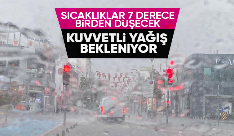 Sakarya için kuvvetli yağış uyarısı