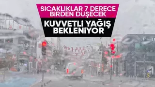 Sakarya için kuvvetli yağış uyarısı