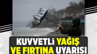 Sakarya için kuvvetli yağış ve fırtına uyarısı