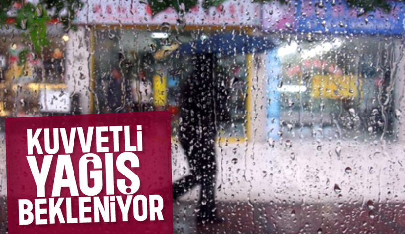 Sakarya için sarı kodlu kuvvetli yağış uyarısı
