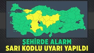 Sakarya için sarı kodlu uyarı