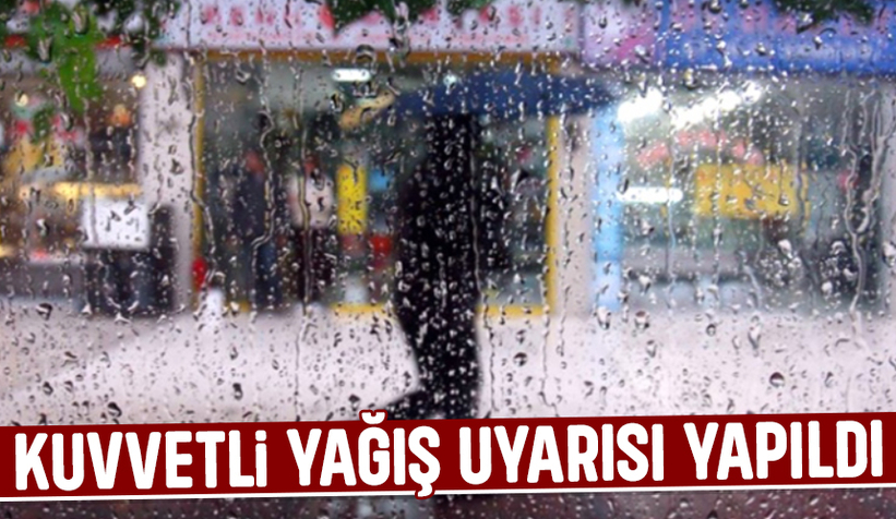 Sakarya için sarı kodlu yağış uyarısı