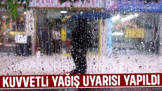 Sakarya için sarı kodlu yağış uyarısı