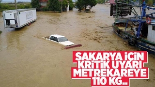 Sakarya için sel uyarısı