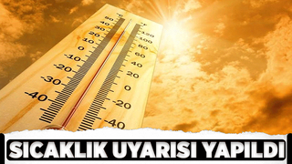 Sakarya için sıcaklık uyarısı