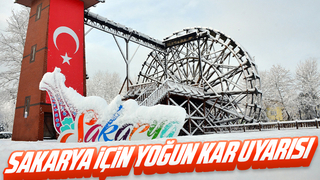 Sakarya için yoğun kar uyarısı