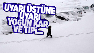 Sakarya için yoğun kar ve tipi uyarısı