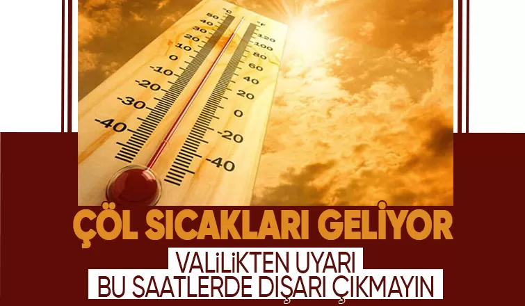 Sakarya için yüksek sıcaklık uyarısı